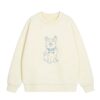 Chic Hip-Hop Puppy Sweatshirt — Apricot
