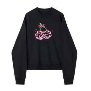 Uniquely Designed Casual Sweatshirt – Black