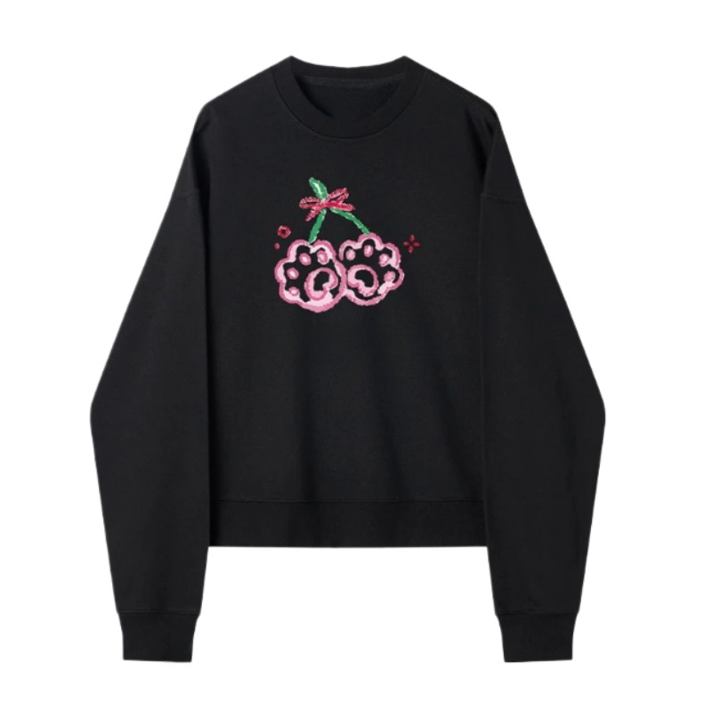 Uniquely Designed Casual Sweatshirt – Black