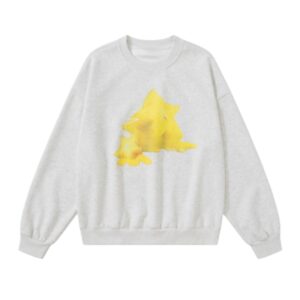 Starfruit Print Sweatshirt - Grey